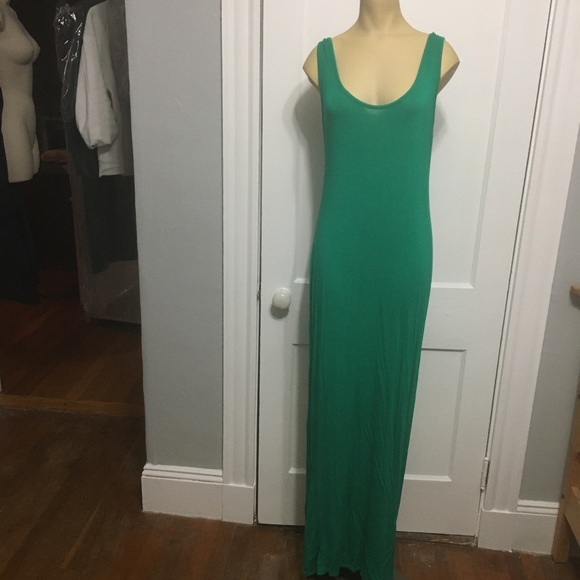 boohoo green dress